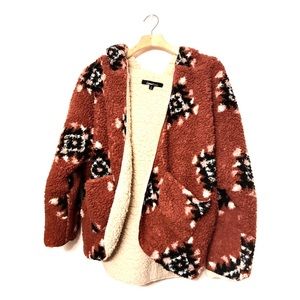 Sweet Rain Western Shearling Soft Jacket J36886